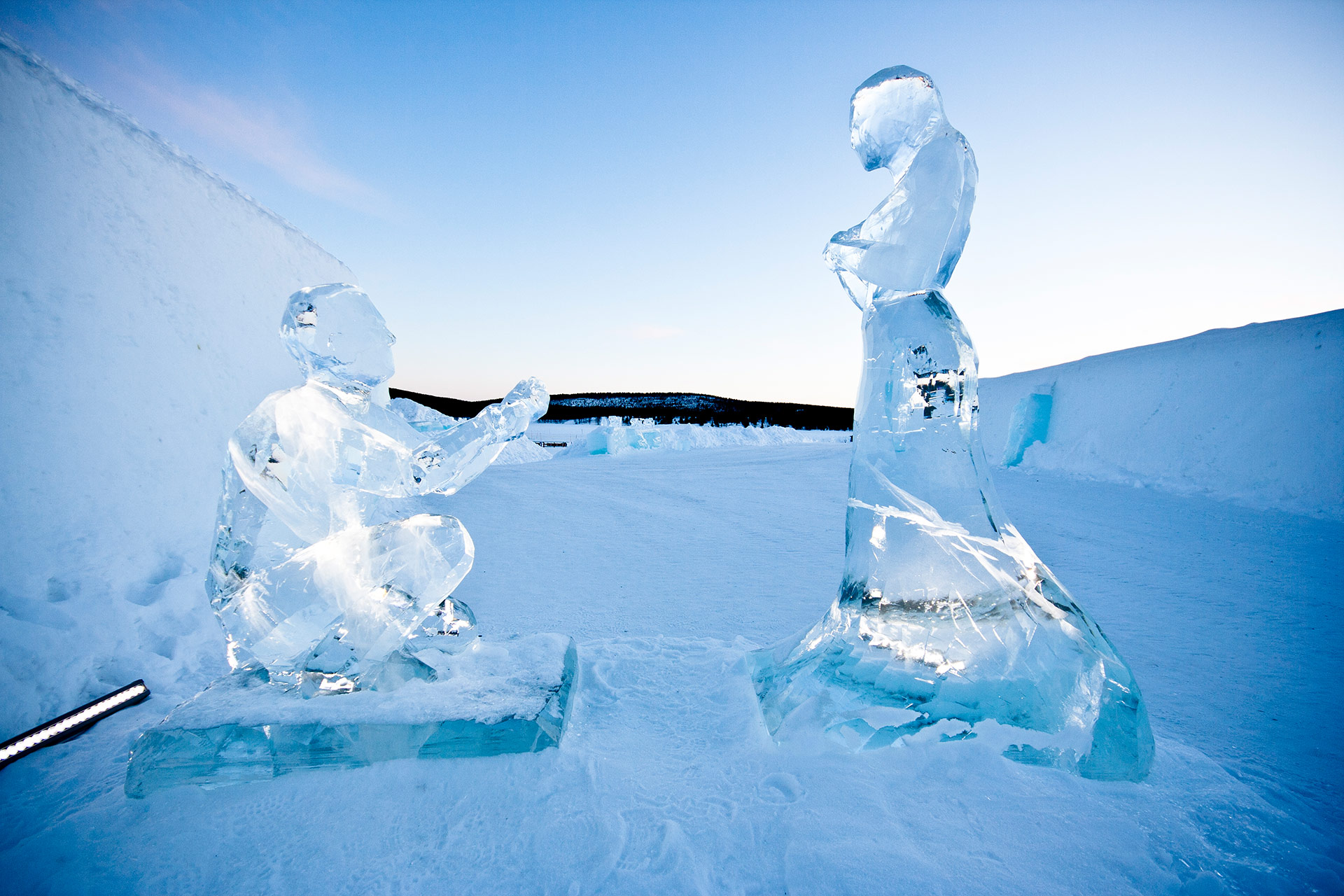 Isskulptering Icehotel Jukkasjärvi