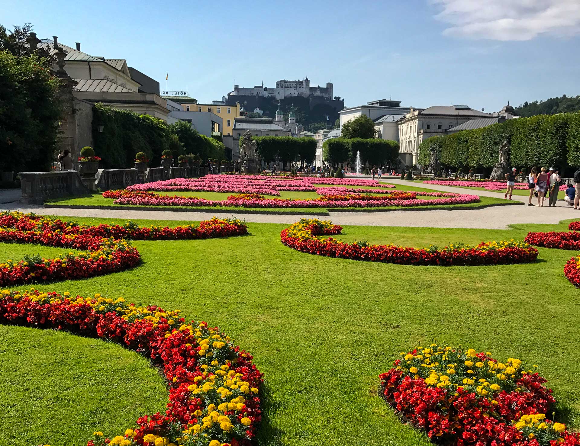 Stadsvandring i Salzburg under en grupp- och konferensresa till Österrike