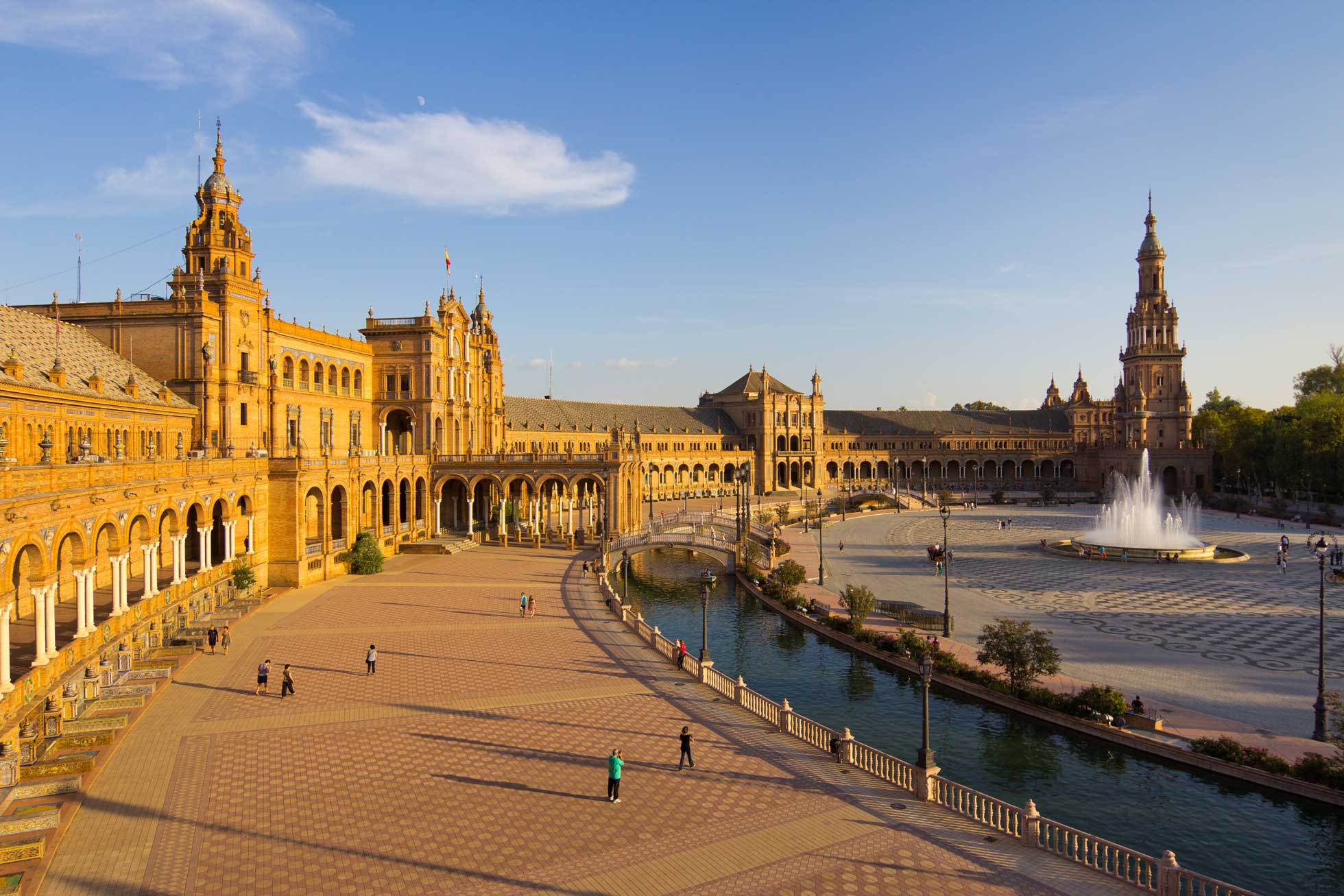 Stadsvandring under konferensresan till Sevilla Spanien