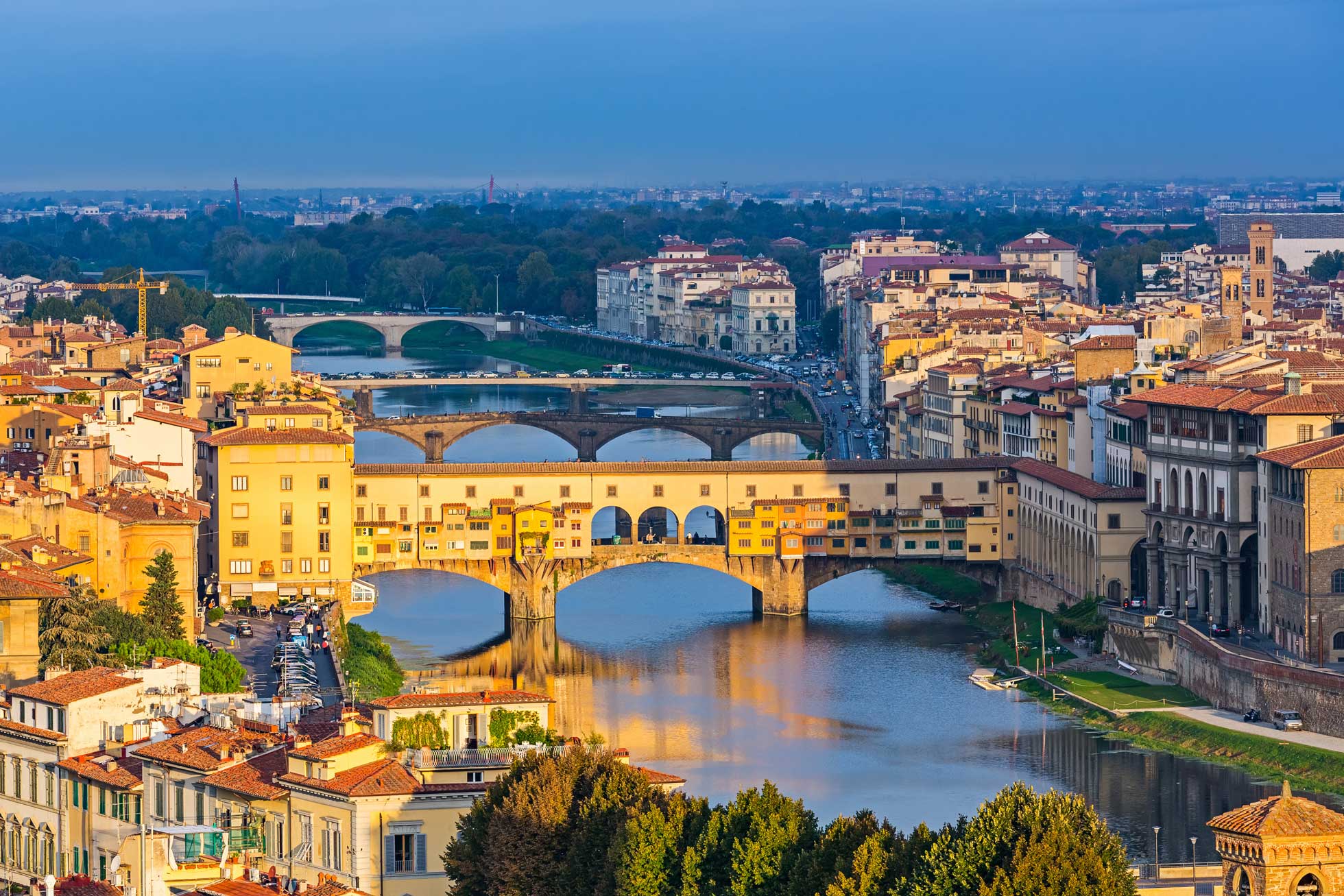 Stadsvandring under konferensresa Florens Toscana